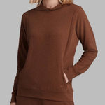 Tommy John Zen Waffle Hoodie Size Medium Brown Photo 0