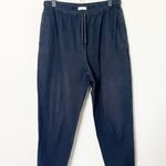 Outerknown  Sol Beach Organic Cotton Relaxed Tapered Pants Black Womens Size S Photo 0