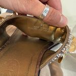 Talbots Leanne Flats Slide Thong Sandals Women’s Size 8M Leather Antique Bronze Photo 5