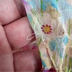 Bytimo Floral Smocked Chiffon Dress Sz M Yellow Size M Photo 7