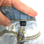 CARMAR Acid Wash Button Fly Denim Jean Shorts 23 Photo 11