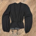 Reformation  Alaina Polka Dot Print Wrap Top Photo 5