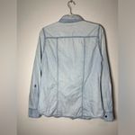 Kenzo Jeans Light Wash Denim Button Down Shirt Sz S Western 90s Streetwear Blue Photo 11