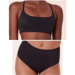 ANDIE  Bikini Set‎ Maui Top High Waisted Bottom Black
Size L NWT Photo 1