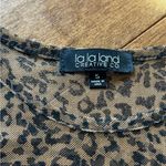 mesh cheetah top Black Photo 1