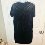 Modcloth  Levels Of Levity Tiered Velvet Babydoll Dress Shift Black S NWT Photo 6