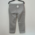 Frank & Eileen Womens Pants The Italian Chino Pant Straight Leg Raw Hem Gray 4‎ Photo 4
