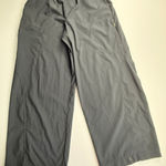 Zella ‎ Black Wide Leg Crop Pants Women's Medium Elastic Waist Workout Athleisure Photo 0