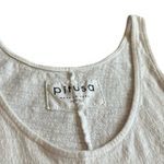 Pitusa Slub Knit Jumpsuit White Sleeveless V Photo 3