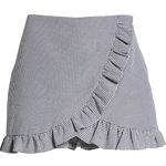 Mimi Chica Ruffle Trim Gingham skirt Photo 4