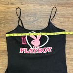 Rare Vintage I 🩷 Playboy Black and Pink Tank Top Size Large Photo 9