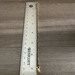 Gold Black Crystal Tennis Bracelet Photo 4