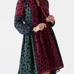 Matilda Jane a Little Party Floral Swiss Dot Velvet Dress Size L Red Green Photo 2