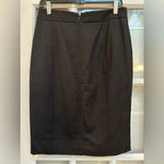 White House | Black Market  Black Classic Comfort Stretch Pencil Skirt Size 6 Small Photo 3