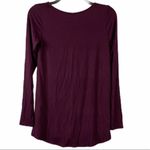 Agnes & Dora  Plum Long Sleeve Everyday Tee XS Photo 1