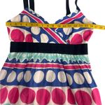 Vineyard Vines Carolina Stripe Maxi Dress Colorful Pattern V Neckline Size 6 D7 Photo 2