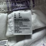 American Eagle AE High-Waisted Short Purple White Striped Shorts XS Photo 5