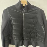 Athleta  Hanover Hybrid Jacket Women's Size 3X Black Puffer Knit‎ NWT Photo 1