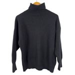 Femme Society Turtleneck Black Sweater Size Medium Minimalist Neutral Roll Neck Photo 1