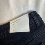 ABRAND Jeans Venice Luna Black‎ High Rise Cut Off Denim Shorts NWT 27 Black Photo 5