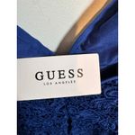Guess Brand New  Women's Size 4 Blue Solstice Lace Mini Dress Photo 14