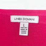 Chic Zippered Hot Pink Blouse with Zipper Shoulders & Front Gathered Middle L Size L Photo 3