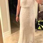 ASOS Sparkly White Bridal Maxi Dress Photo 5