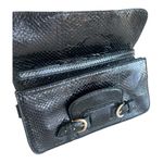 Cole Haan Collection Black Snake skin Clutch Photo 2