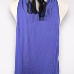 Halogen Silky Blouse Sleeveless Halter Neck Tank XS Photo 4