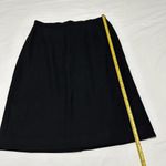 Giorgio Armani Vintage Le Collezioni 100% Wool Black Size 8 Business Skirt Photo 4