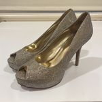 Nine West  GOLD Peep Toe Pump Photo 2