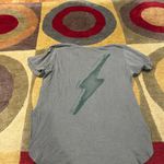 Junk Food Clothing ACDC Band Tee Oversized Short Sleeve Top Olive Green Small Photo 5