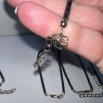 Set of Five Hematite Bead‎ Bracelets Gray Photo 4