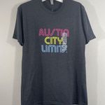 Next Level Apparel Austin City Limits Women Large Grey Crewneck Pullover T-Shirt Photo 0