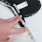 Laundry by Design  Packable‎ Wide Brim Visor Hat Black Floral Trim Travel NWT Photo 7