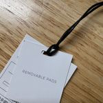 Shade & Shore  Women's Blue Floral Print Triangle Bikini Top - Size Large - NWT Photo 4