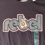 Star Wars NWT  Rebel Printed T-Shirt Women Size Medium Black Photo 1