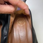 ATP All Tomorrows Parties Womens Shoes Black Leather Flats Size 40 Slip On Italy Photo 9