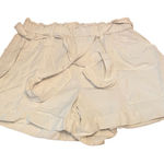 Aerie  paper bag tie waist 100% Lyocel shorts, size Small petite Photo 0
