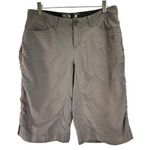 Mountain Hardwear  Women's Grey Nylon Hiking Shorts Size 6 Photo 0