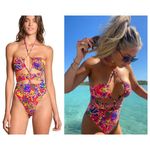 Maaji Amazonas Savage Cutout Reversible One-Piece Swimsuit Size Small Photo 1