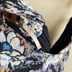 Free People  Washed Ashore Black Floral Mini Dress Womens Size XS Lined Tie Front Photo 10