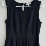 Monteau  Black Fit and Flare Dress, Size M Photo 0