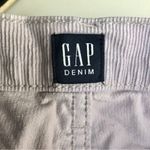 Gap Corduroy Cut Off Bermuda Shorts Light Purple Lilac Grey Tint Cutoffs Pastel Photo 6