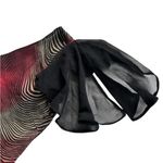 Vintage Y2K Gothic Whimsigoth Fairy Handkerchief Hem Midi Dress Zebra Size M Red Size M Photo 3