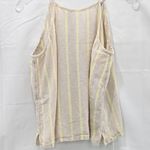 Loft Ann Taylor Tank Linen Halter Size XS Wheat and Yellow Photo 1