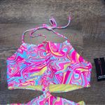No Boundaries  One Piece Swimsuit Bathing Suit Multi Color Size Medium New w/Tags Photo 3