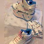 Platform grunge/punk style premium designer sneakers w spike harness sz:7 & 8NEW White Size 8 Photo 2