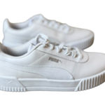 Puma Carina Street Womens 9 White Leather Lifestyle Sneakers Shoes 370325 Photo 0
