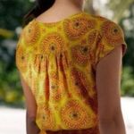 Anthropologie  Maeve Cap-Sleeved Blouse Photo 2